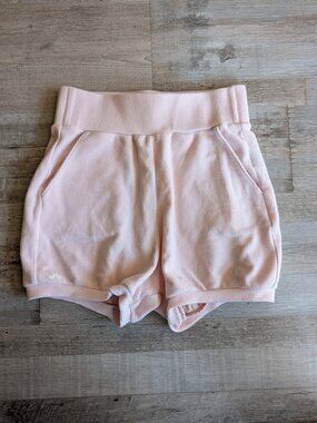 Jo+Jax Stay-Cay Waffle Knit Lounge Dance Shorts Hazy Pink * Youth Large